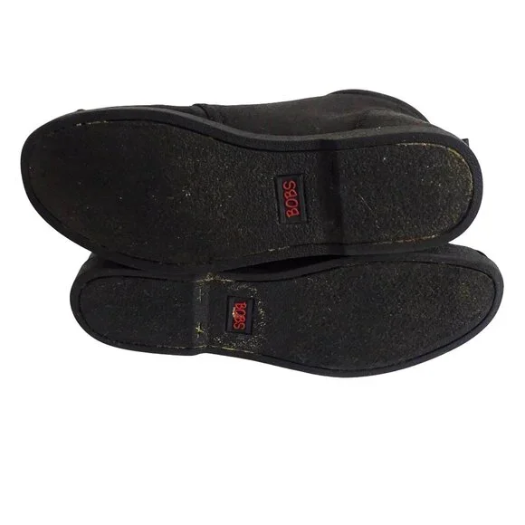 Bobs Skechers Black Chukka Ankle Boots Women Size 7 Memory Foam Textile 34487 - Picture 6 of 8